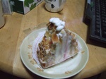 注目の先はケーキ